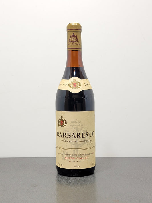 Barbaresco 1979  Ascheri Giacomo bott..75 cl 13%