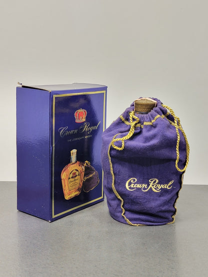 Whisky Crown Royal 1981 Joseph & Seagram Blended Canadian Whisky bott.75 cl 40%