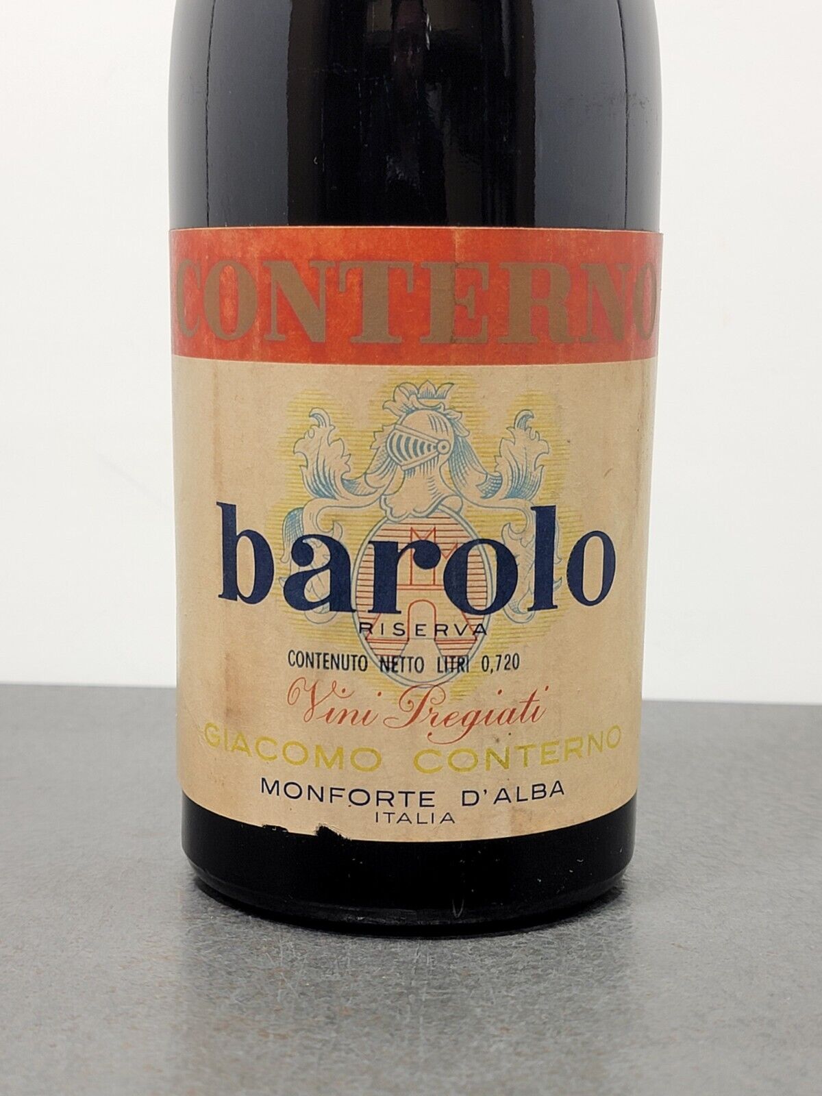 Barolo Conterno Riserva 1958 Monforte D'alba bott.72 cl 13.5%