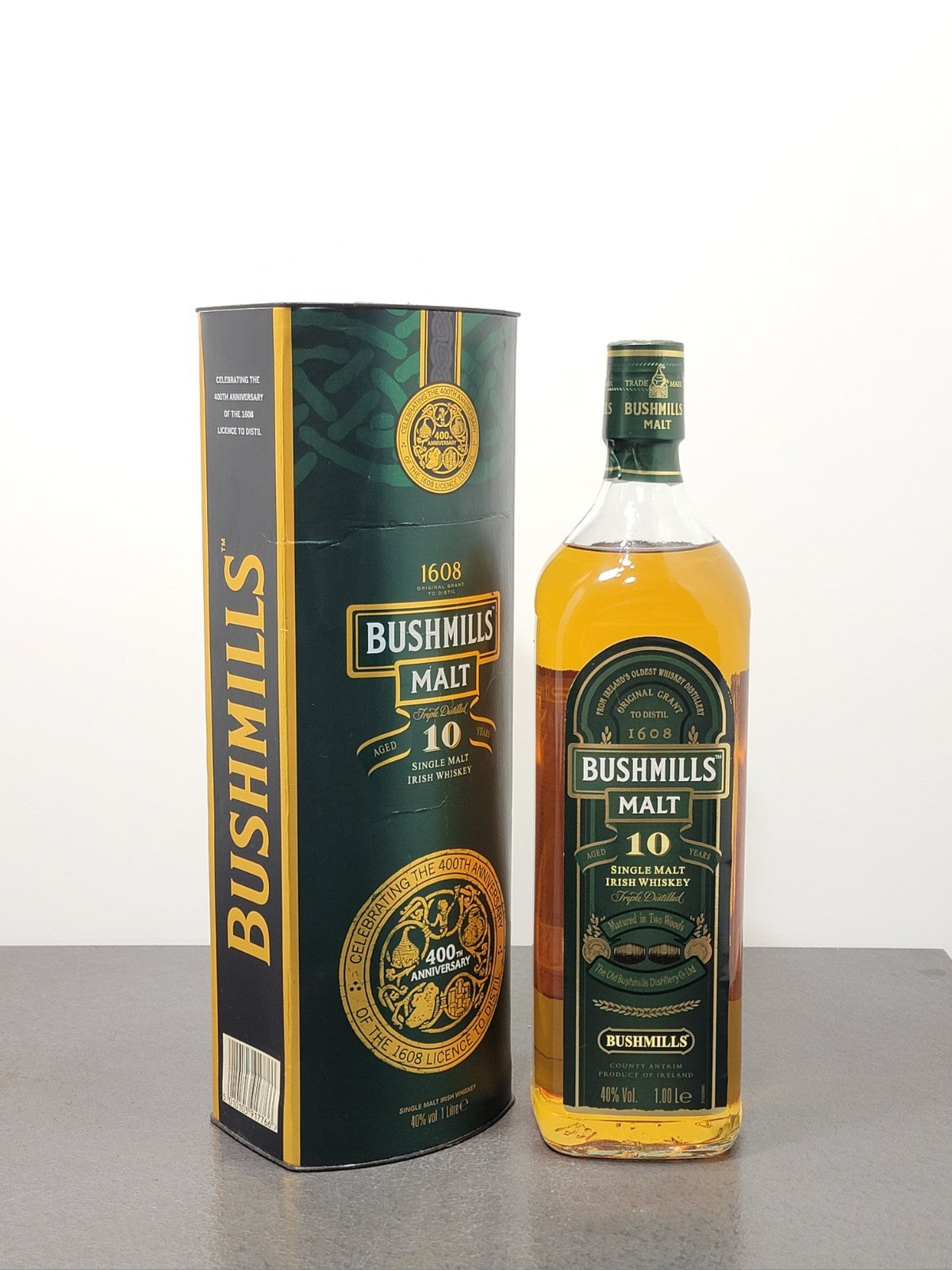 Whisky Bushmills 10 years 400° Aniversario Irish Single Malt 1 Litro 40%