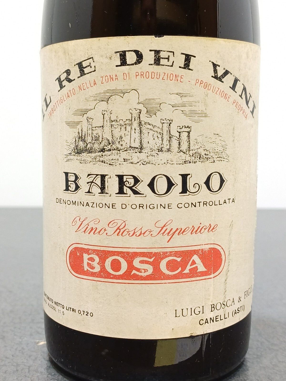 Barolo Luigi Bosca 1964 Riserva Speciale Vino Rosso Superiore bott.72 cl 13.5%