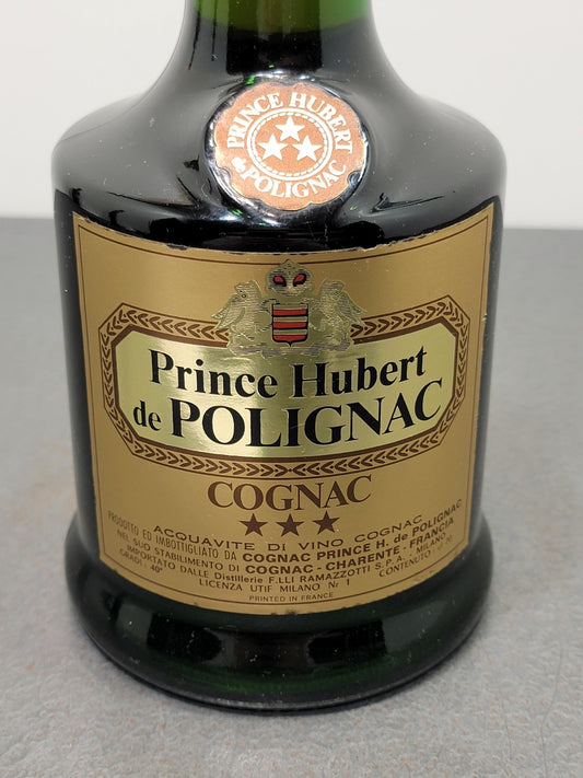 Cognac Prince Hubert Polignac Cognac Fine Champagne anni 60 bott.70 cl 40%
