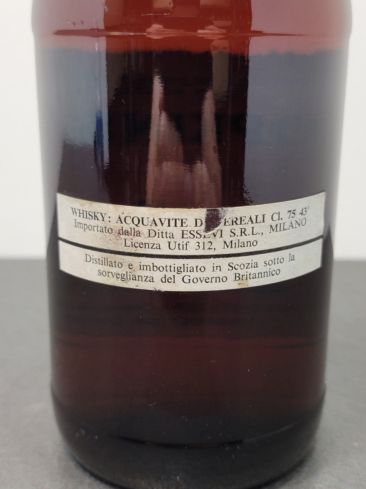 Whisky Hopkins Navy Supreme 12 years 1970s Blended Scotch Whisky bott. 75 cl 43%