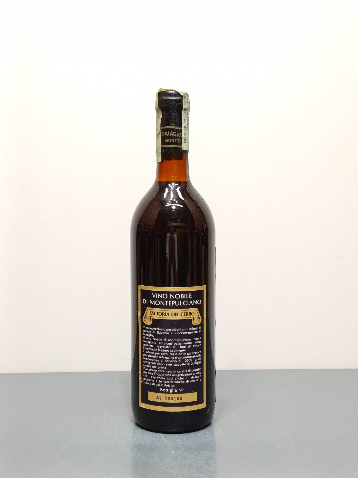 Fattoria De Cervo 1979 Riserva Speciale Vino Nobile Di Montepulciano bott.75 cl