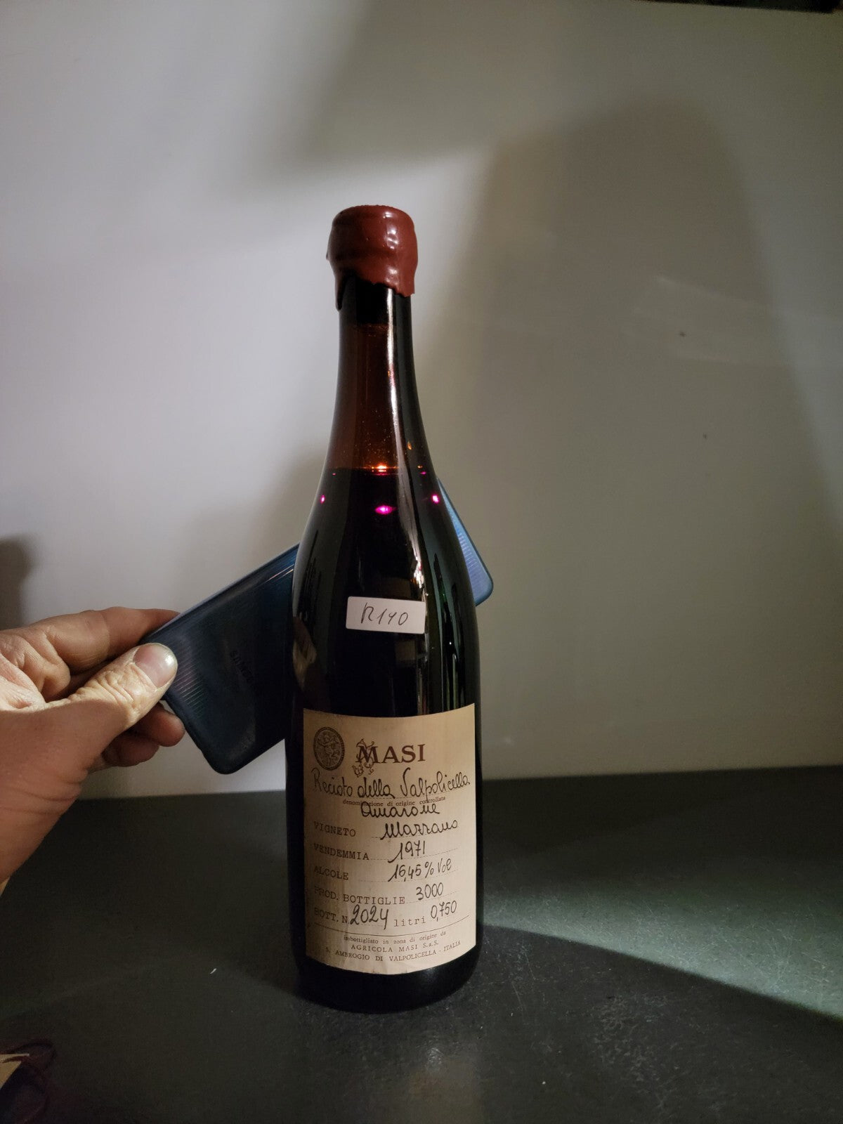 Amarone Masi Mazzano 1971 Recioto della Valpolicella bott..75 cl 16.5%
