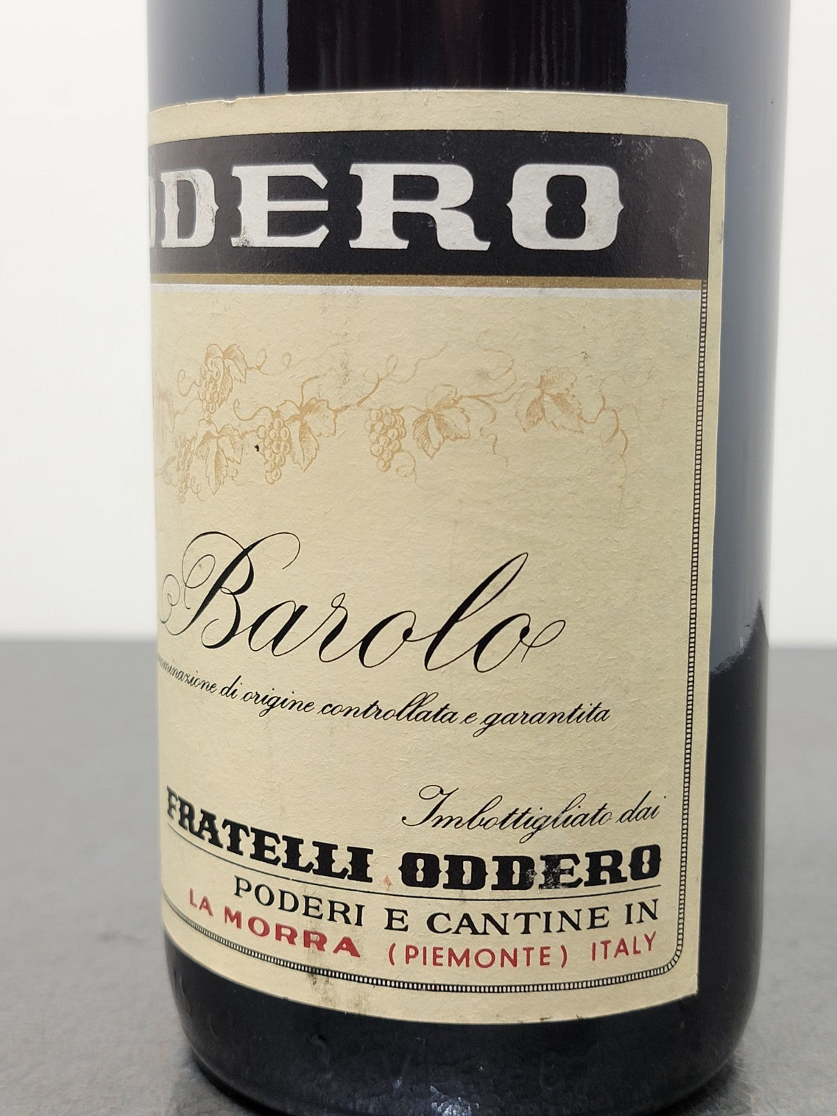 Barolo Oddero 1980 La Morra bott.75 cl 13.5%