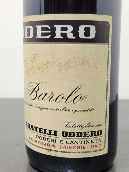 Barolo Oddero 1980 La Morra bott.75 cl 13.5%