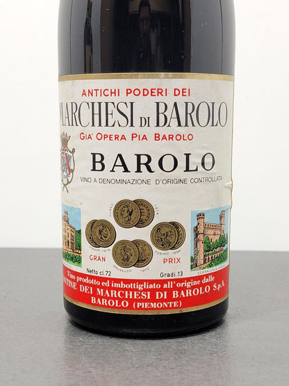 Barolo Marchesi di Barolo 1962 bott.72 cl 13%
