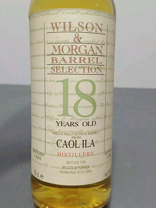 Whisky Coal ILa 1980 Wilson Barrel Selection 18 years b.70 cl Imbottigliato 1998