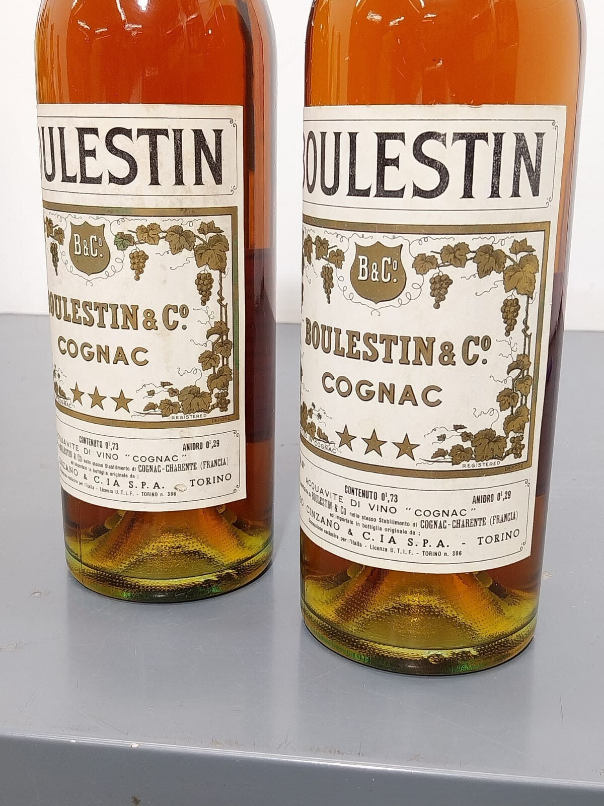 Cognac Boulestin 3 stars 1960s bott. 75 cl 40°