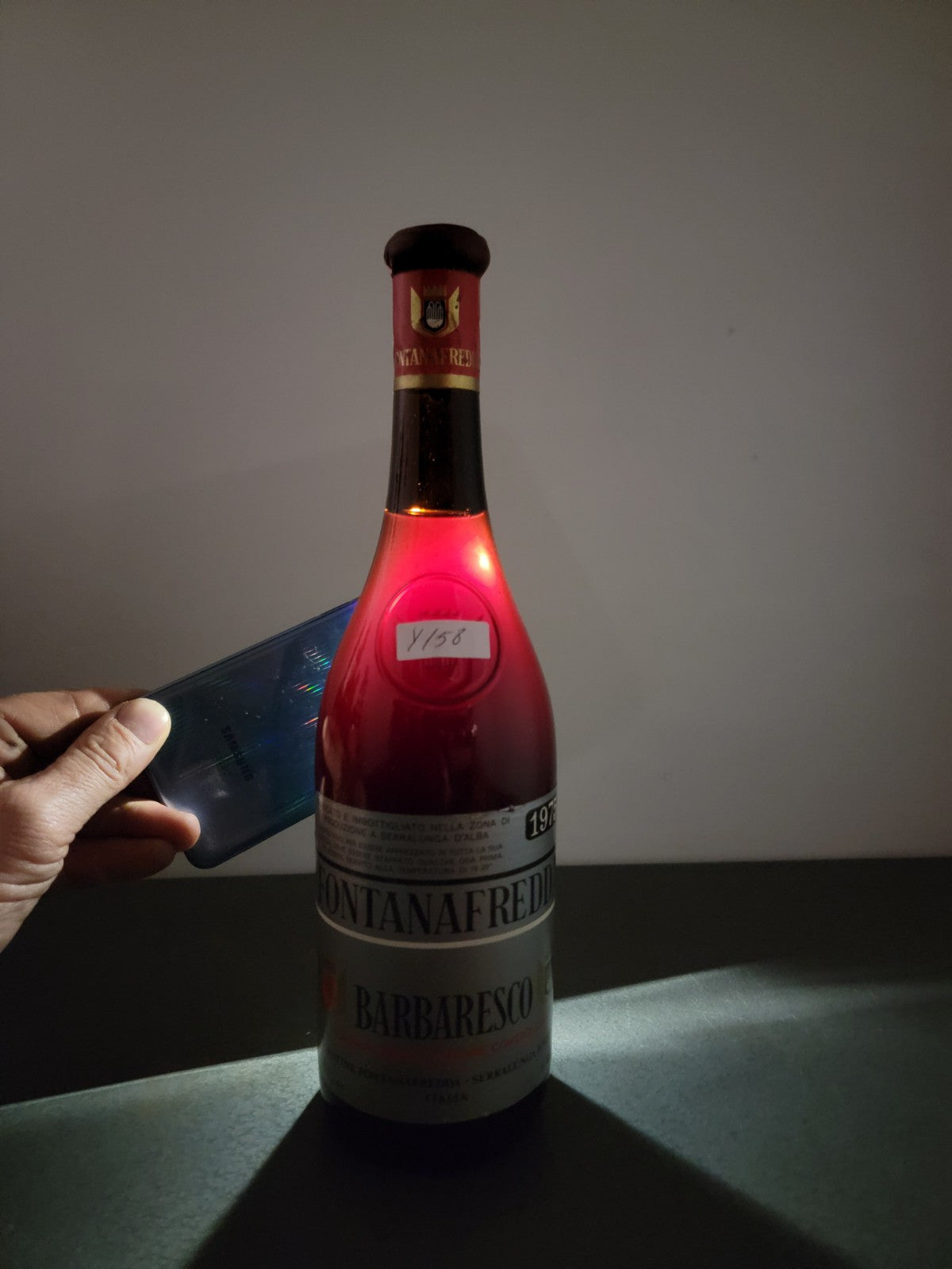 Barbaresco Fontanafredda 1975 Serralunga D'Alba  bott..75 cl 13%