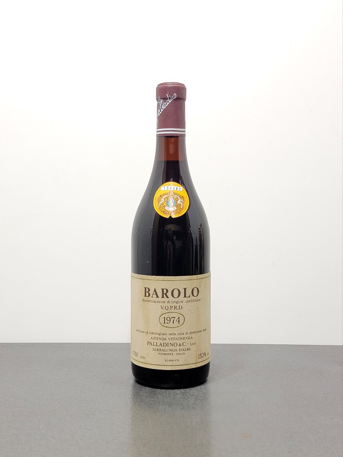 Barolo Palladino 1974 Serralunga D'alba bott.75 cl 13.3%