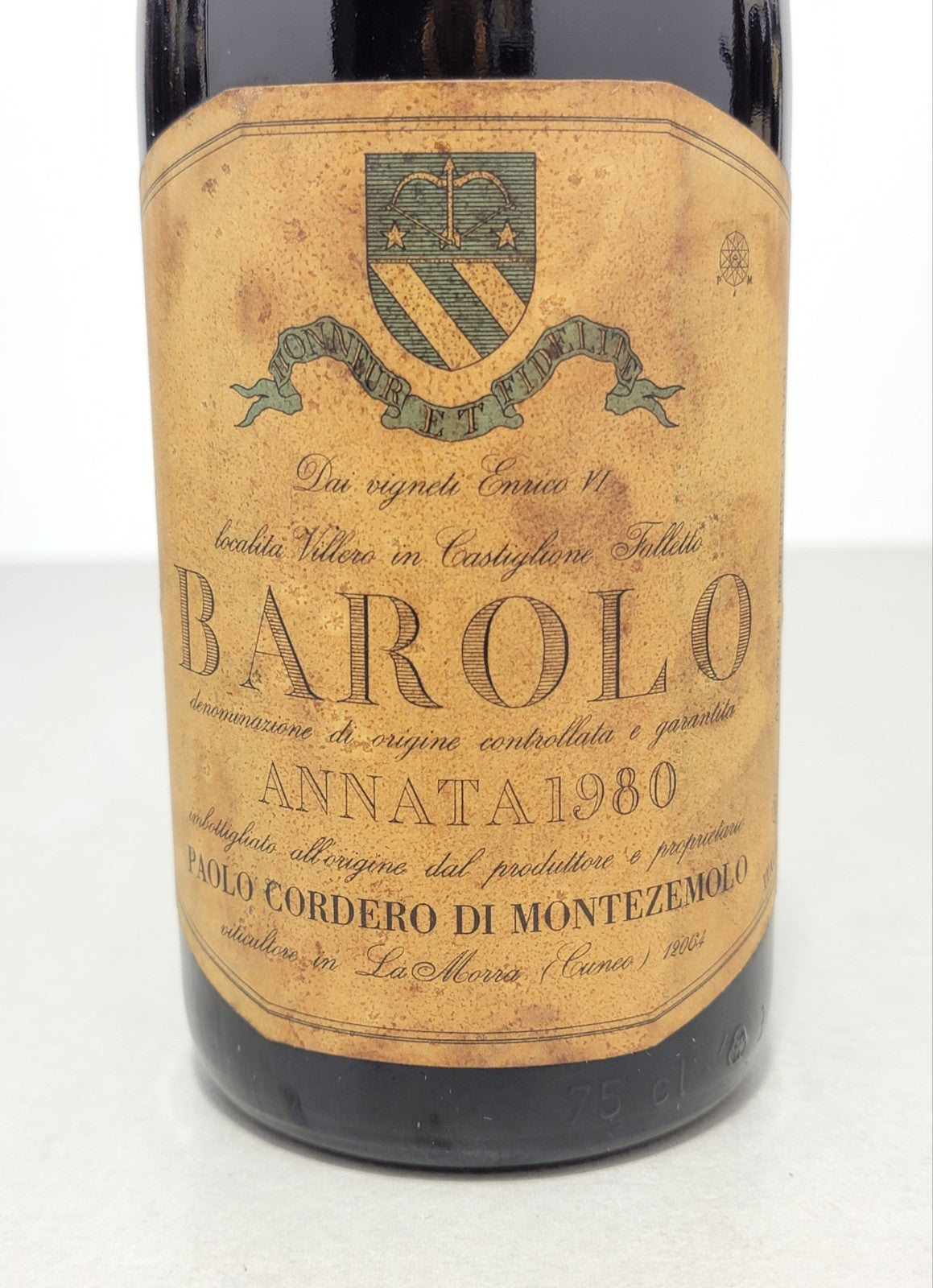 Barolo Cordero Di Montezemolo 1980 Monfalletto bott. 75 cl 14%