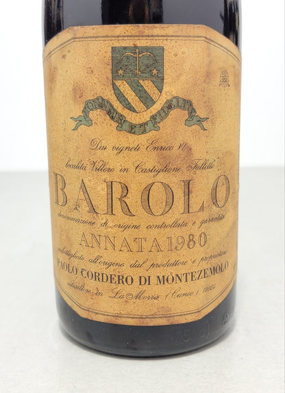 Barolo Cordero Di Montezemolo 1980 Monfalletto bott. 75 cl 14%