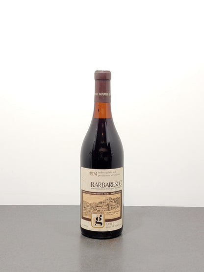 Barbaresco Giovanni Giordano 1974 Vigneto Cavana bott. 75 cl 13.5%