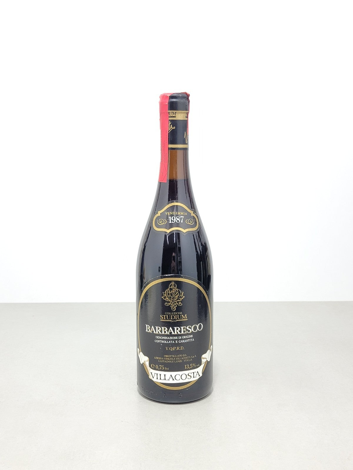 Barbaresco Villacosta 1987 Castagnole Lanze bott. 75 cl 13.5%