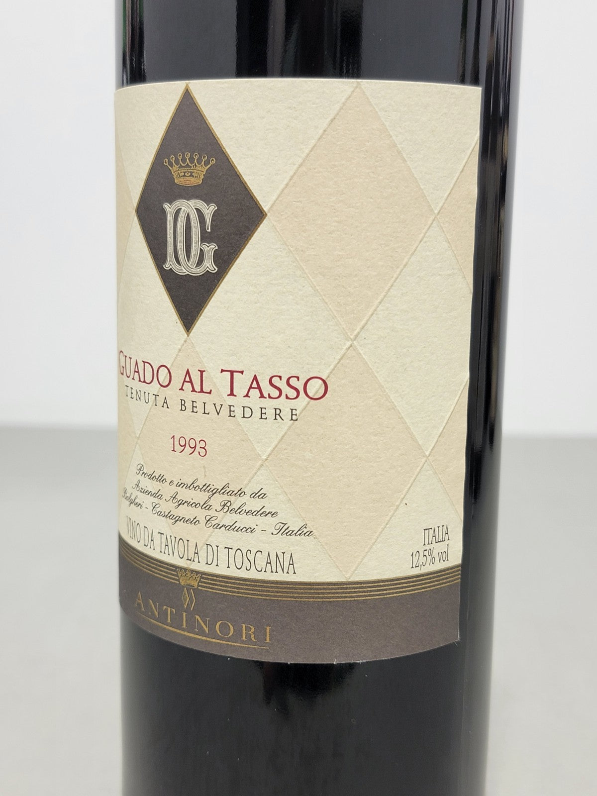 Guado al Tasso 1993 Tenuta Belvedere Antinori Bolgheri Superiore 75 cl 12,5%