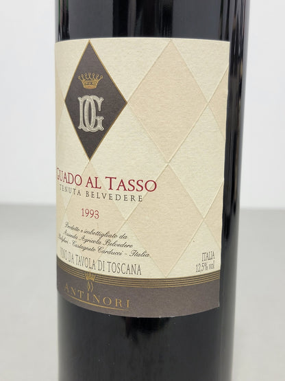 Guado al Tasso 1993 Tenuta Belvedere Antinori Bolgheri Superiore 75 cl 12,5%