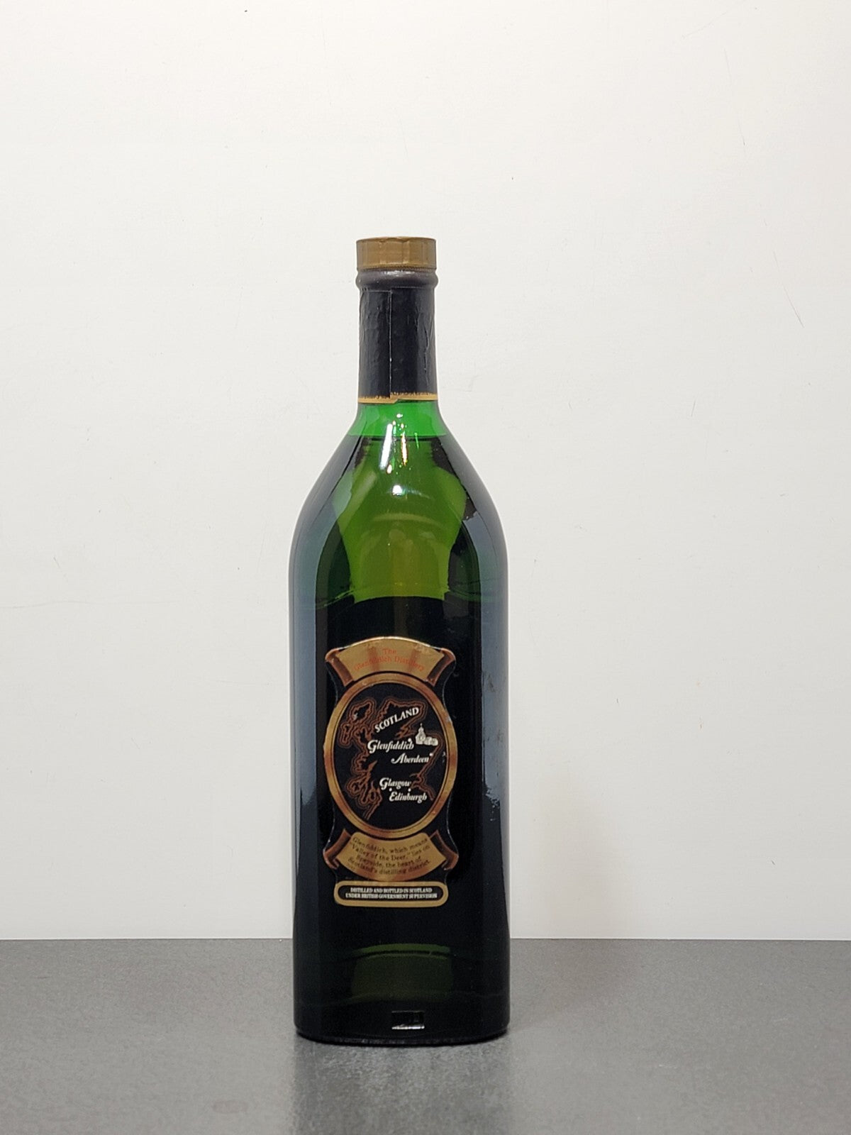 Glenfiddich Pure Malt Scotch Whisky 1970s William Grant B. 1 Litro 43% 86 Proof