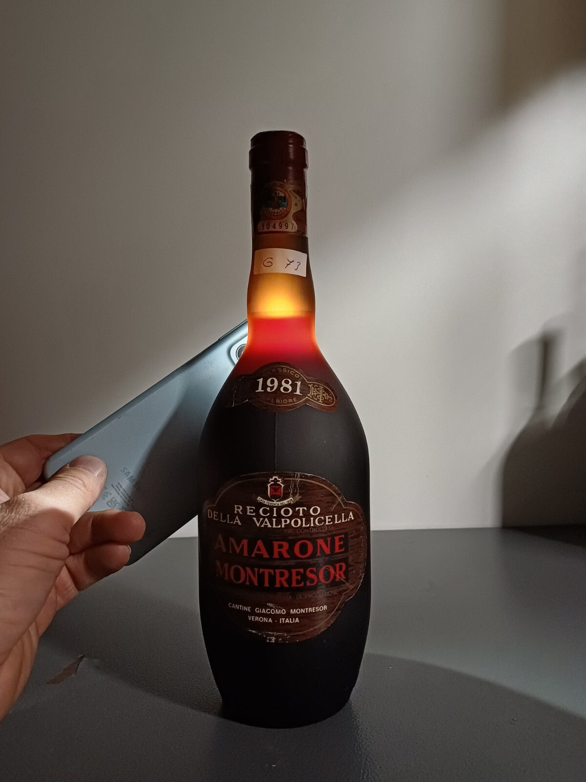 Amarone Montresor 1981 Recioto della Valpolicella Giacomo Montresor bott..75 cl