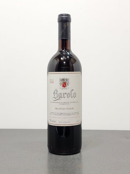 Barolo Fratelli Veglio 1980 Cascina Bruni Serralunga D'alba bott. 75 cl 14%