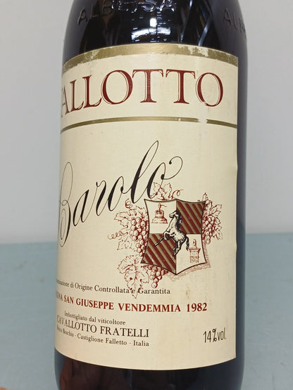 Barolo Cavallotto 1982 Riserva Vigna San Giuseppe bott. 75 cl 14%