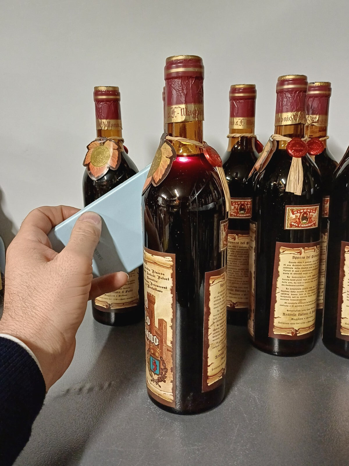 1x Spanna A. Vallana Cantina 1964 Castello Di Montalbano bott. 72 cl