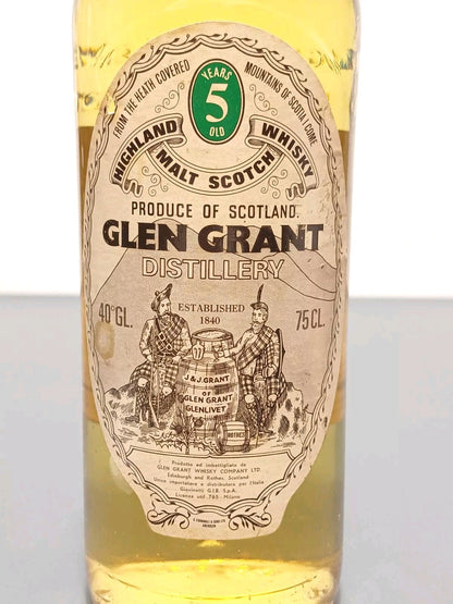 Glen Grant 1969 5 years Highland Malt Scotch Whisky bott.75 cl 40 %