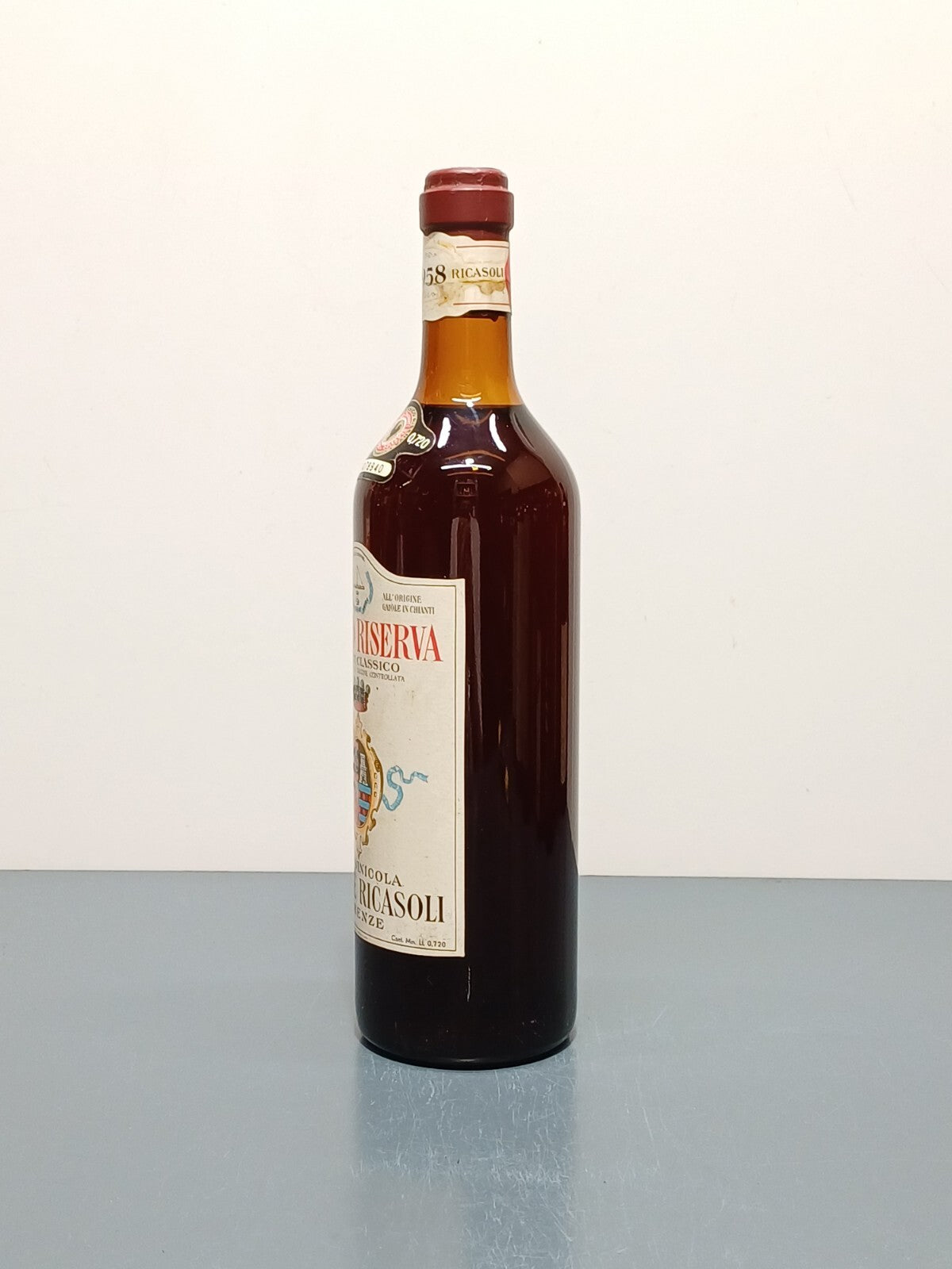 Vino 1958 Brolio Riserva Barone Ricasoli Chianti Classico bott.72 cl