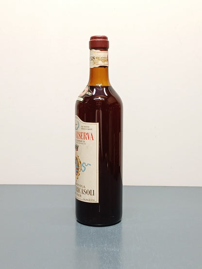 Vino 1958 Brolio Riserva Barone Ricasoli Chianti Classico bott.72 cl