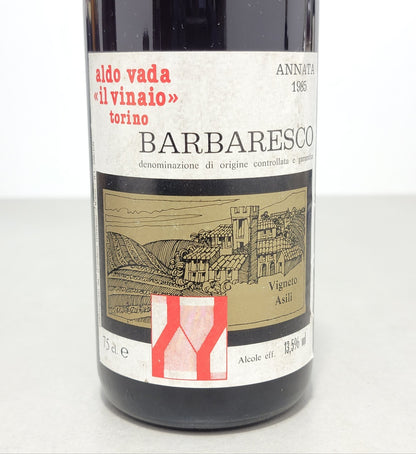Barbaresco Giovanni Giordano 1985 Vigneto Asili bott. 75 cl 13,5%