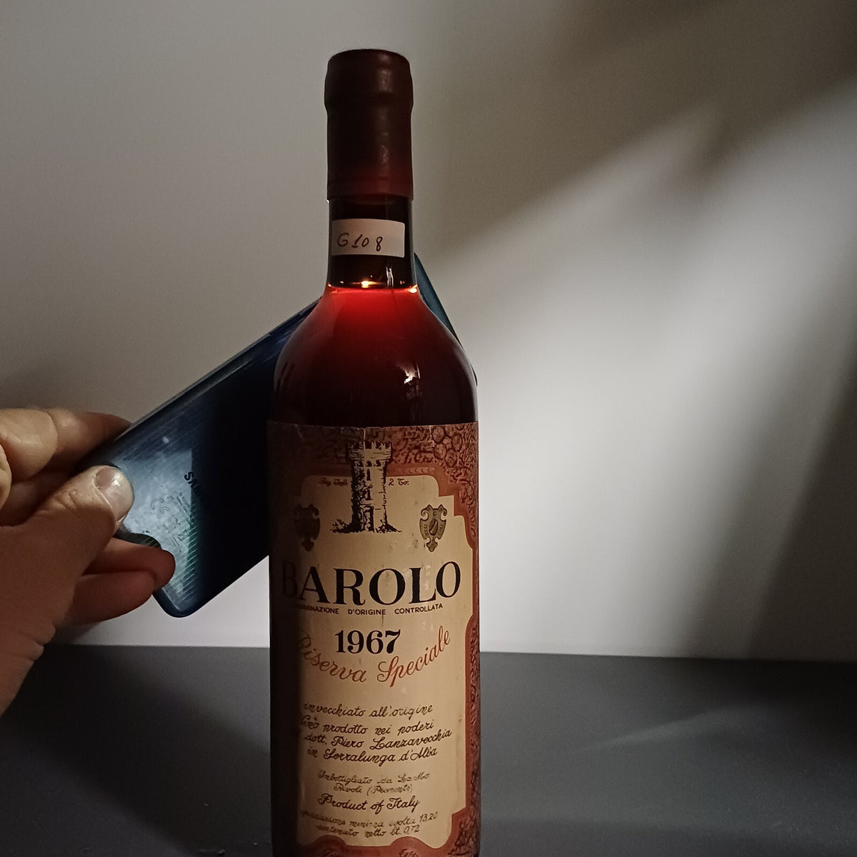 Barolo 1967 Riserva Speciale Cantine Lanzavecchia Serralunga D'Alba 72 cl 13.2%