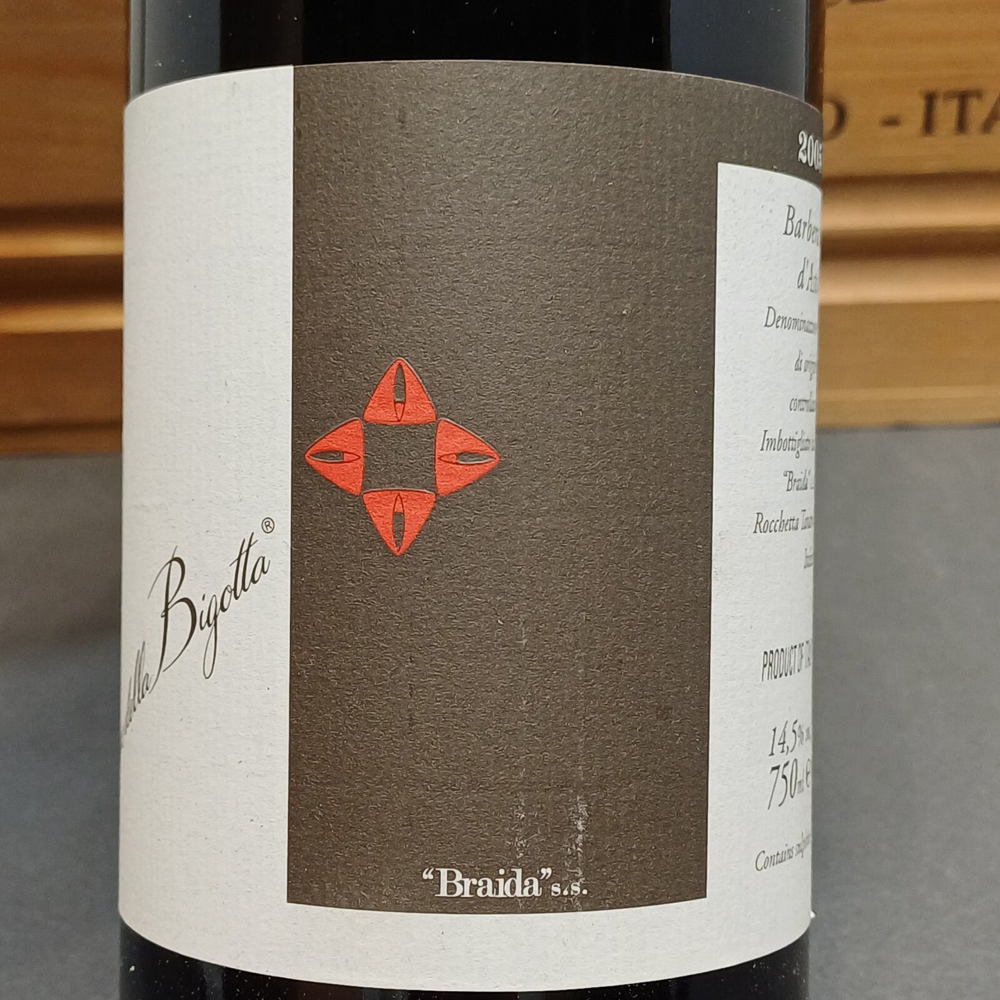 Bricco Della Bigotta 2005 Giacomo Bologna Barbera Braida 6 Bottiglie 75 cl 14.5%