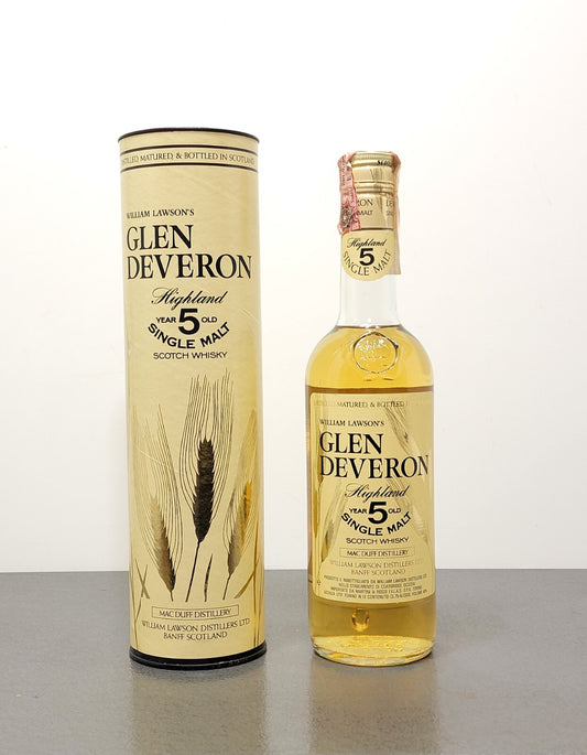 Whisky Glen Deveron 1980s 5years Highland Single Malt William Lawson's 75 cl 40%
