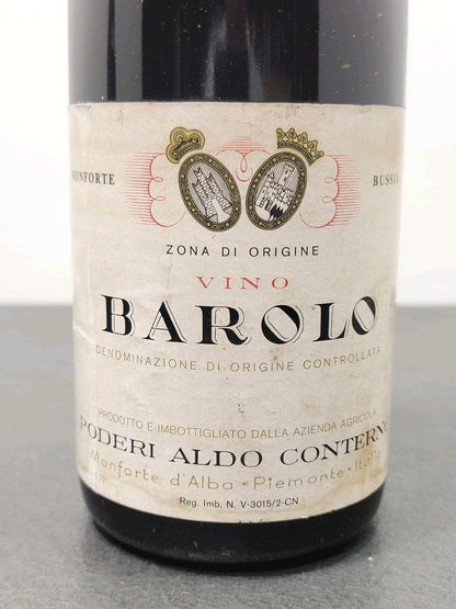 Barolo Aldo Conterno 1973 Bussia Monforte D'alba bott. 72 cl 13.5%
