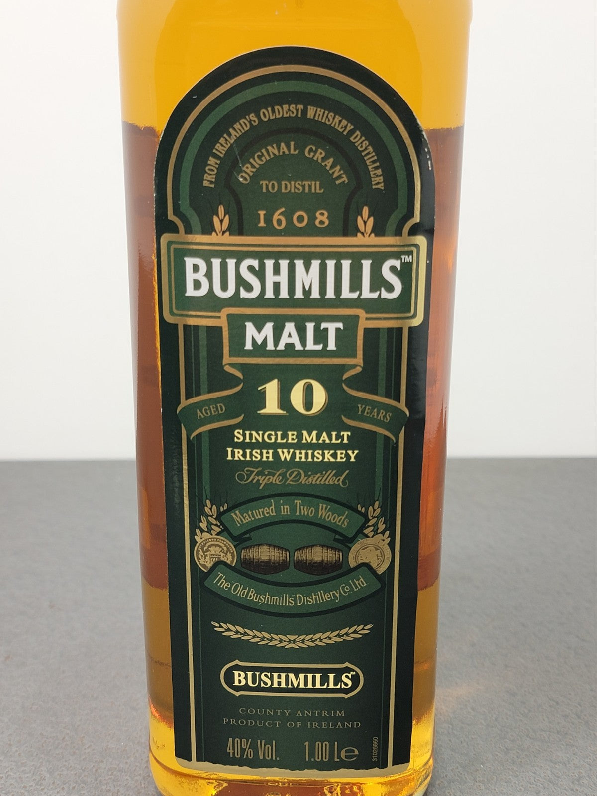 Whisky Bushmills 10 years 400° Aniversario Irish Single Malt 1 Litro 40%