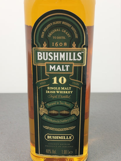 Whisky Bushmills 10 years 400° Aniversario Irish Single Malt 1 Litro 40%