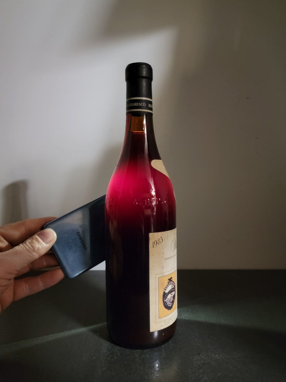 Barbaresco Luigi Bianco 1983 Vigna Faset bott. 75 cl 13.5%