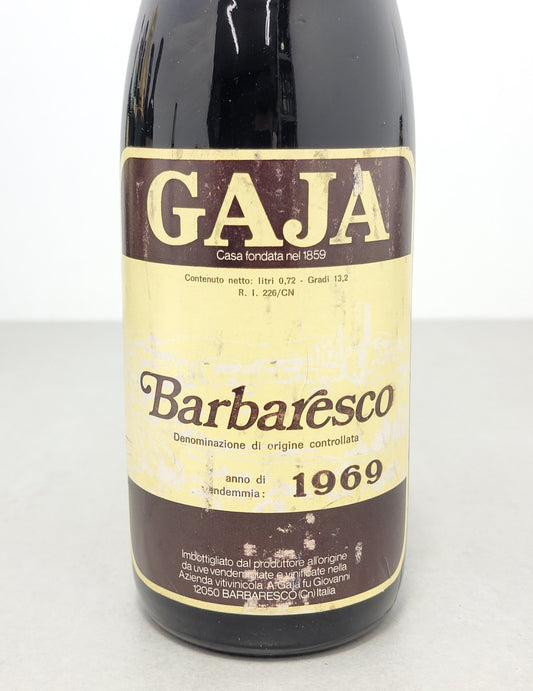 Gaja Barbaresco 1969 Vino Rosso bott.72 cl 13.2%