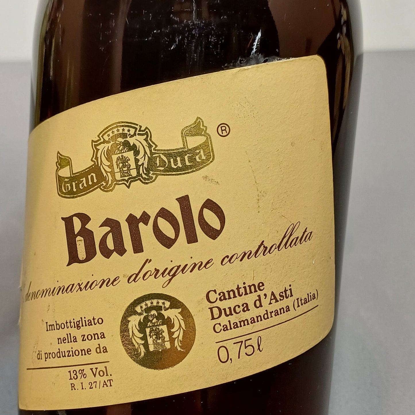 Barolo Duca D'asti 1967 Riserva Speciale bott.75 cl 13 %