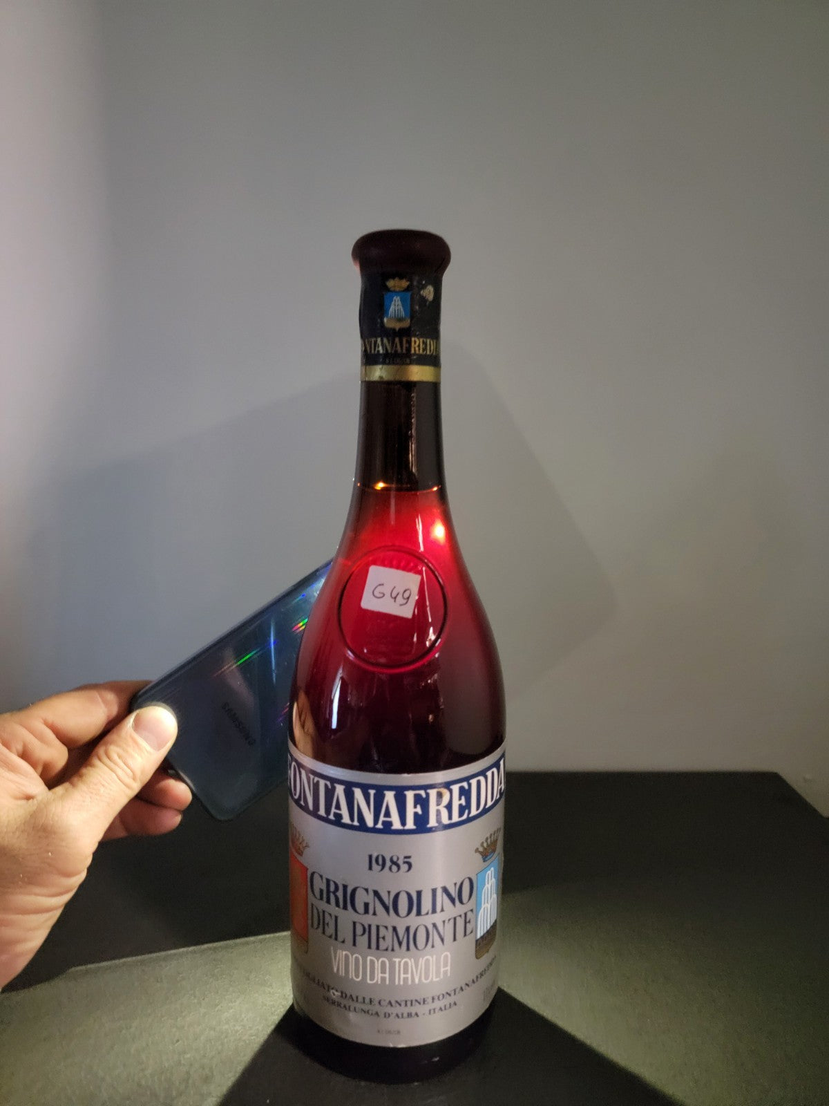 Grignolino Fontanafredda 1985 Serralunga D'alba bott. 75 cl