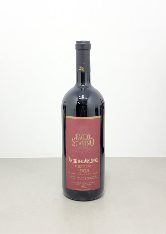 Barolo Paolo Scanavino Riserva 1998 Magnum Rocche Dell'Annunziata 1,5 lt 14,5%