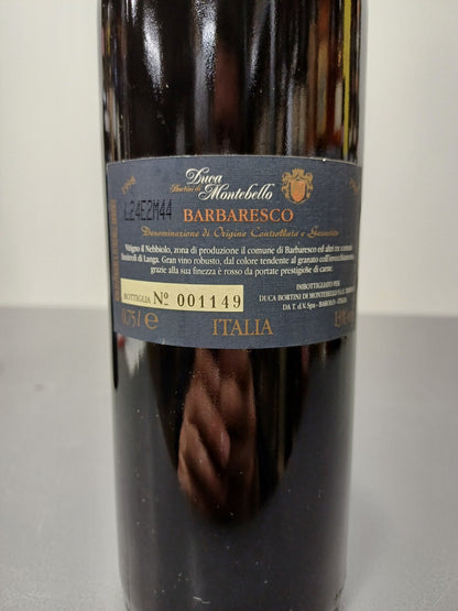 Barbaresco Duca Bortini Di Montebello 1998 bott. 75 cl 13,5%