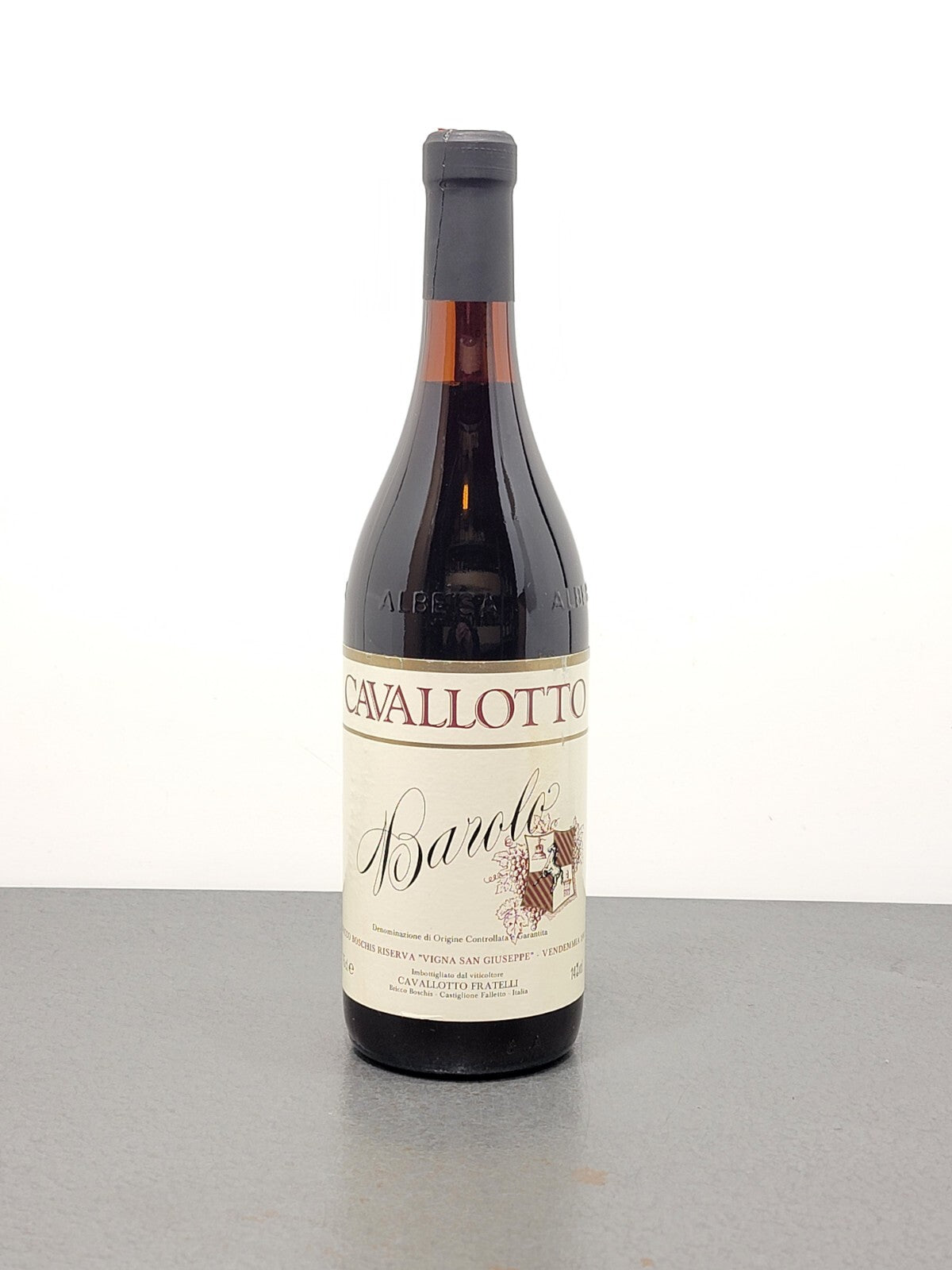 Barolo Cavallotto Bricco Boschis 1981 Riserva Vigna San Giuseppe bott.75 cl 14%