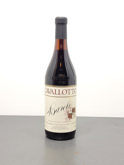 Barolo Cavallotto Bricco Boschis 1981 Riserva Vigna San Giuseppe bott.75 cl 14%