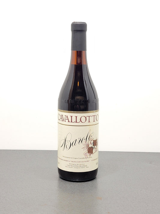 Barolo Cavallotto Bricco Boschis 1981 Riserva Vigna San Giuseppe bott.75 cl 14%