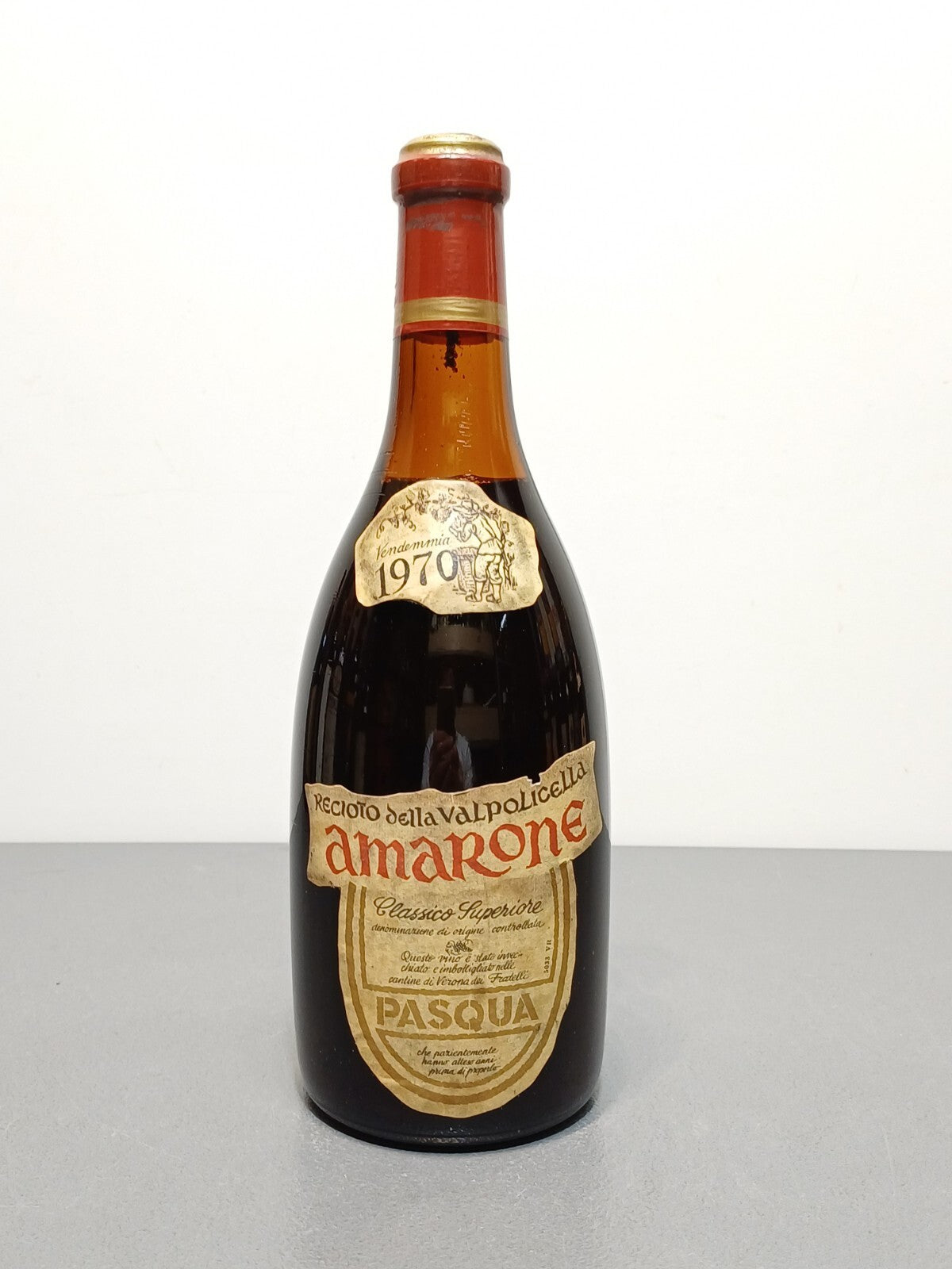 Amarone 1970 Pasqua Recioto Della Valpolicella Classico bott. 72 cl 14%