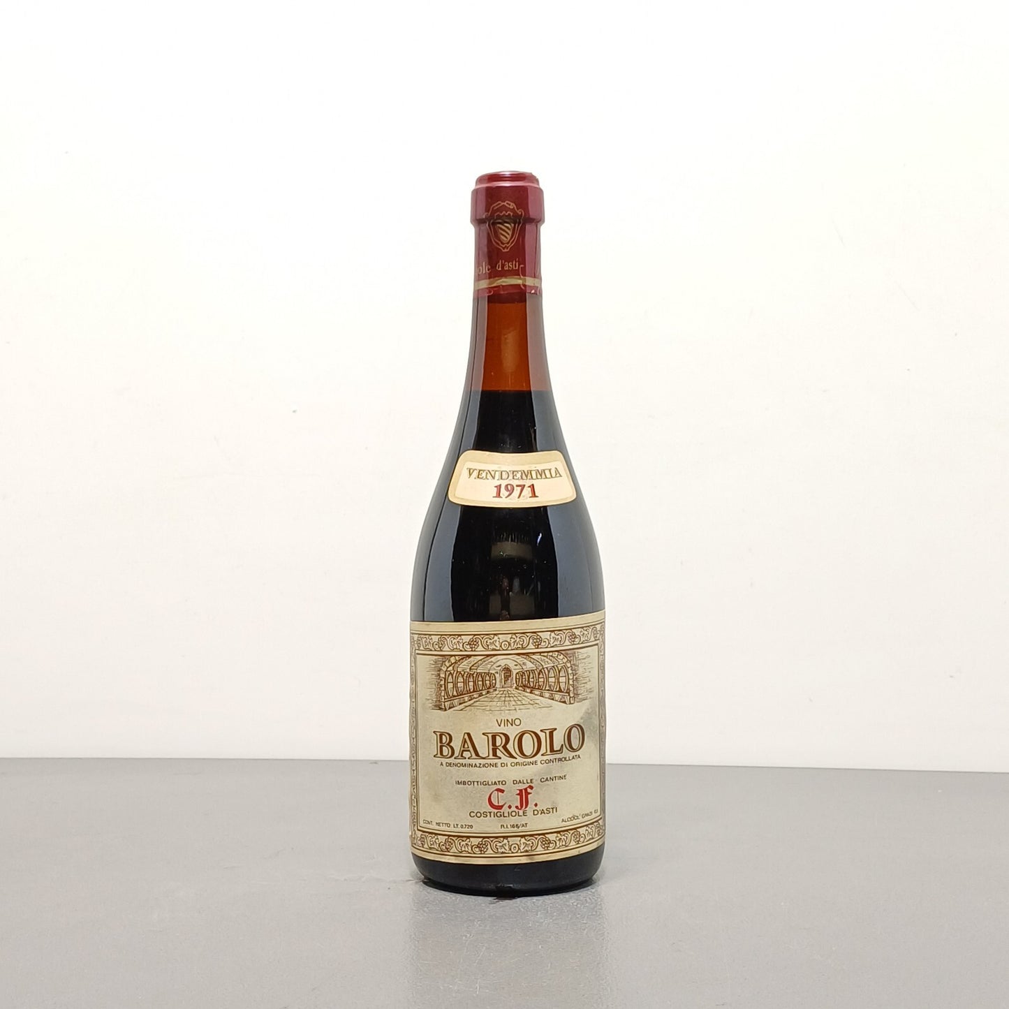 Barolo 1971 Costigliole D'asti C F bott.72 cl 13%