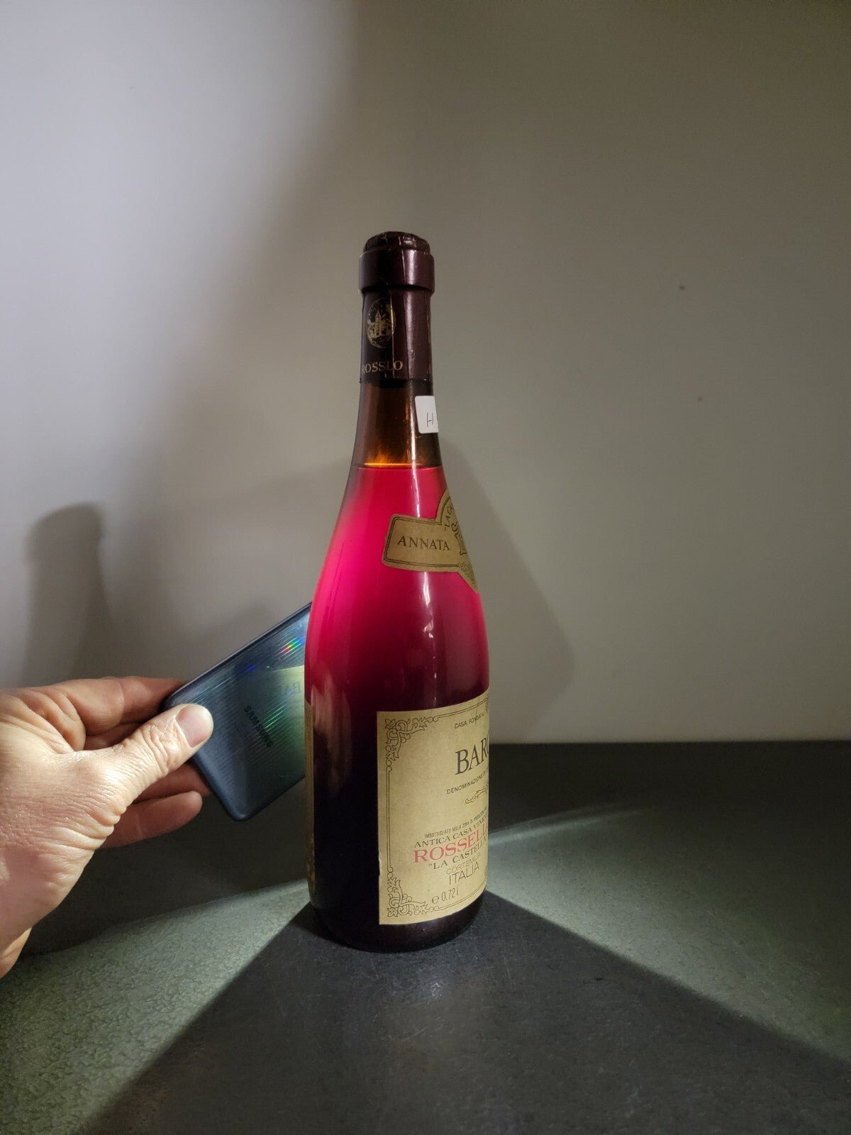 Barolo Rossello 1975 La Castella bott. 72 cl 13%