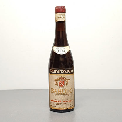 Barolo Fontana Michele 1974 Classici Vigneti Cannubi bott. 73 cl